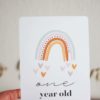 Baby Milestone Cards Rainbow