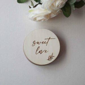 'Sweet Love' Wooden Disc