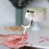 Χρυσό Cake topper με Νούμερο