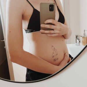 Treat the Mama Προσωρινά Τατουάζ Εγκυμοσύνης