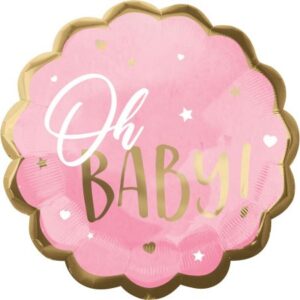 Μπαλόνι 'Oh Baby Girl' Ροζ (1τμχ)