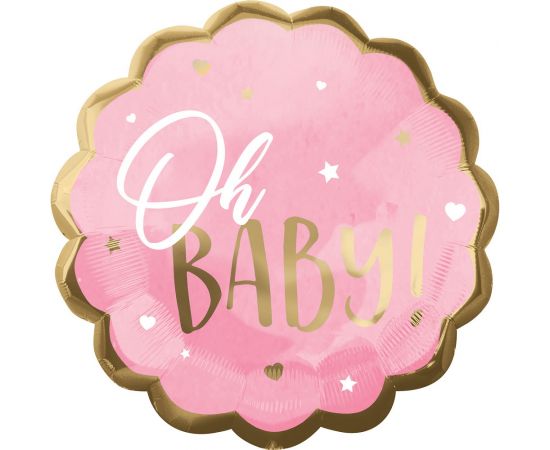 Μπαλόνι 'Oh Baby Girl' Ροζ (1τμχ)