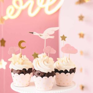 Cake Toppers Σετ Πελαργός