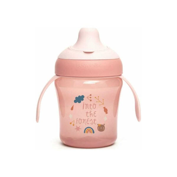 Suavinex Εκπαιδευτικό Κύπελλο 200ml Forest Pink 6m+